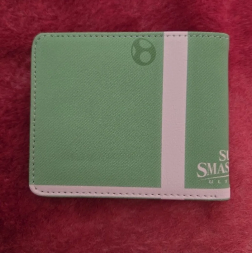 New yoshi nintendo mario bros anime manga leather wallet